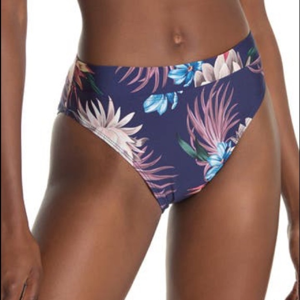 Splendid Off Tropic High Waisted Bikini Bottoms M